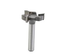 CNC Router Bit for Spoilboard Surfacing - Carbide Tipped, 1/4" Shank, 1" Cut Diameter, 1/4" Cut Length, Compatible with Woodworking & CNC Machines