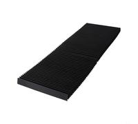 CNC Router Dust Cover Flexible Accordion Bellows for Spindle Motor Protection - Oil for Proof Machine Guard 1.5m Stretch Black(135mm)