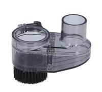 CNC Router Dust Shoe 45mm, CNC Machine Dust Collector, Transparent Vacuum Cover with Magnetic Adjustable Height and Nylon Brush, Compatible with 45mm Spindle Motor for Woodworking