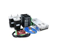 CNC Router Kit 3 Axis,3pcs DM542 stepper motor driver and Nema23 425 Oz-in motor+4 axis mach3 USB interface board+power supply