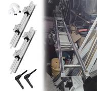 CNC Router Linear Rail Set with Bearings - Fully Supported Sliding Rail Track, Load Capacity 2200lbs, Durable and Efficient for Electronic Equipment