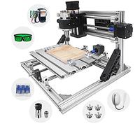 CNC Router Machine 3018 CNC Router Kit GRBL Control 3 Axis Plastic Acrylic PCB PVC Wood Carving Milling Engraving Machine 5500mW Module XYZ Working Area 300x180x45mm/133 (Size : 300x180mm)