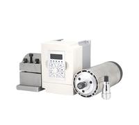 CNC Router Round Air Cooled Electric Spindle ER11 1.5KW 220V and 1.5KW VFD and 80mm Spindle Clamp