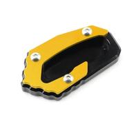Cnc Side Support Pad Motorcycle Kickstand Foot Side Stand Extension Pad For Indian FTR 1200 S 2019 2020 2021Extended Foot Pads Kickstand Extender Plate(Gold)