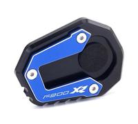 Cnc Side Support Pad Motorcycle Kickstand Pad Side Stand Foot Plate For BMW F900R F900XR F 900 R XR 2019-2022 Extension Foot Pads Support Plate Kickstand Extender Plate(Black,X-2)