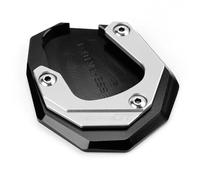 Cnc Side Support Pad Motorcycle Kickstand Pad Side Stand Foot Plate For BMW K1600B K1600GT K1600GTL K1600 B GT GTL 2017-2023 Extension Foot Pads Support Plate Kickstand Extender Plate(Silver,X-2)