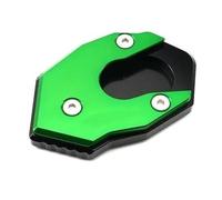 Cnc Side Support Pad Motorcycle Side Bracket Pad Kickstand Plate Extension Pad For KAWASAKI For VERSYS X300 For VERSYSX300 Enlarge Kickstand Pads Kickstand Extender Plate(Green,X-2)