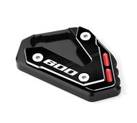 Cnc Side Support Pad Motorcycle Side Stand Foot Pad For Suzuki GSXR600 GSX-R 600 GSX-R600 GSXR 600 2011-2018 Kickstand Plate Kickstand Extender Plate(Black2)