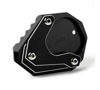 Cnc Side Support Pad Motorcycle Side Stand Plate For Moto For Guzzi V 85 TT V85 TT 2020-2022 V85TT Foot Kickstand Pads Extender Side Stand Pad Kickstand Extender Plate(Black,X-2)