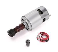 CNC Spindle Kit, 775 Spindle Motor 20000 RPM DC 24V Mini Ball Bearing Large Torque Low Noise High Power for CNC 3018 Engraver