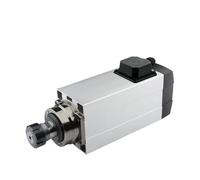 CNC Spindle Motor 6.0kw ER32 Square Air-Cooled with Mounting Flange 4 PCS Ball Bearing 220V 380V(6.0kw ER32 220V)