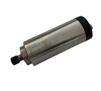 CNC Spindle Motor 800W 1.5KW 2.2KW Air Cooled Engraving Machine 65mm 80mm Z Axis Shaft 1500W 2200W ER11 ER16 ER20 Chuck Quiet, Efficient, and Stable Operation(1.5KW 80x195mm ER16)