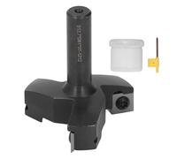 CNC Spoilboard Surfacing Router Bit Hardened Blades Stable Design Efficient Cutting Woodworking Tool Kit