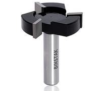 CNC Spoilboard Surfacing Router Bits, 1/2 inch Shank 2 inch Cutting Diameter, Slab Flattening Router Bit Planing Bit Wood Milling Cutter Planer Woodworking Tool by NITOMAK (Carbide)