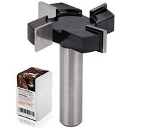 CNC Spoilboard Surfacing Router Bits, 1/2 inch Shank 2 inch Cutting Diameter, Slab Flattening Router Bit Planing Bit Wood Milling Cutter Planer Woodworking Tool by SIMILKY (1/2 Shank 4 Wings)