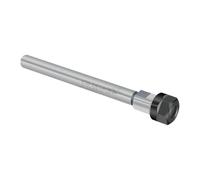 CNC Straight Shank Extension Rod - ER8 ER11 Compatible, High Precision 20CrMnTi Steel, 60mm/100mm/150mm Lengths(C8-ER8-150L A Nuts (0.008))
