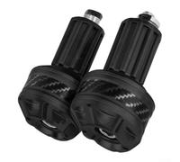 CNC Style Handlebar Ends Blue for Scooter Cruiser | 6.1cm length, 3.2cm width, for durable alloy, dirt bike compatible, easy screw installation