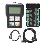 CNC System Controller 3 Axes DSP Offline USB Motion Controller Scalable Design High Efficiency for Machinery Engraving Cutting Machines Black ABS