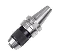 CNC Tool Holder Chuck Integrated self Tightening Drill Chuck bit Straight Shank milling Cutter Head(Yellow,BT40-APU08-85L)