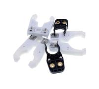 CNC Tool Holder Clamp ISO20 ISO25 ISO30 NBT30 HSK63F Tool Holder clamp Iron+ABS Flame Proof Rubber, Claw(1Pcs O25)