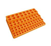 CNC Tool Holder Storage Box CNC Machining Center 88 Holes ER Collet Storage Box ER16 ER20 ER25 ER32 Chuck Finishing Rack Plastic(ER20)