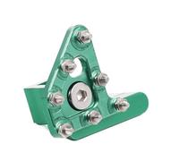 CNC Universal Motorcycle Rear Brake Pedal Lever Foot Peg Step Compatible With 125cc To 530cc Dirt Bike Models(Green)