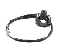 CNC Universal Start Stop Kill Switch with Rotating Bar Clamp for Motorcycle for Dirt Bike for ATV, 22mm Handlebar Engine ON OFF Button, Waterproof Sealed for 125-250cc Off-Road Models(Black)