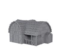 CNC Universe Country Stables Tabletop Gaming Terrain 3D Print for Use with Gaming Miniatures, Tabletop Wargames, RPGs & Dioramas (15MM Scale (L 139MM X W 102MM X H 71MM))