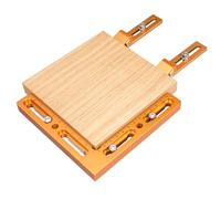 CNC Workpiece Positioning Fixture, CNC Vise Clamps for T-Slot & Perforated Tables - Woodworking Fixture with Repeatable Positioning Side Clamping, CNC Machining, Engraving, and DIY Projects
