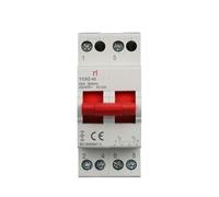 CNC YCBZ-40 1/2/3/4P 40A Changeover Switch 50/60Hz Disconnectors Switch Load and break the circuit Household residential safety(2P)