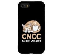 CNCC Cat Nap Care Club Cozy Cat With Coffee Case for iPhone SE (2020) / 7/8