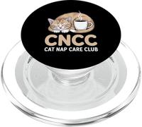 CNCC Cat Nap Care Club Cozy Cat With Coffee PopSockets PopGrip for MagSafe
