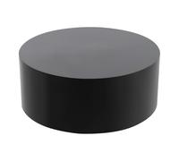 CNCEST Modern Round Freestanding Display Stand 50cm/60cm Freestanding Display Platform White/Black 50 * 20cm - black