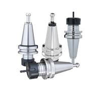 CNCHENT High Precision S20T BT20 BT35 BT30 BT40 BBT30 BBT40 Tool Holder ER16 ER20 ER25 ER32 ER40 ER Chuck CNC Lathe Center Spindle Tools(BT40-GER25-70L)