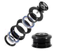 CNCLOL 1-1/8 Bike Headset 34/44/41.8-52/44-55/44-56 mm,MTB Threadless Headset Semi integrated, Bicycle Headset Kit Straight Tapered Tube Double Sealed Bearings Headset for Bmx/Mountain/Road Bike.44mm
