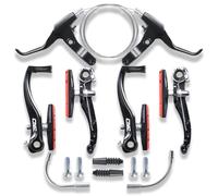 CNCLOL Bike V Brake Set, Front & Rear V-Brake Caliper for MTB/BMX/Kids Bike | Universal Bicycle V Brake Set, Linear Pull V-Brakes Calipers. Compatible with Shimano & SRAM, Replacement for Mountain Bike