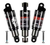 CNCLOL Mountain Bike Rear Shock 120mm/125mm/150mm/165mm/185mm/190mm/200mm,Bicycle Back Shock Absorber- Hydraulic Rear Suspension Shock for Mtb/Mt/ebike/Dmn/Electric scooter.