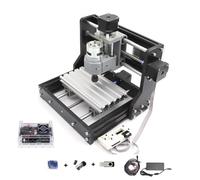 CNCTOPBAOS 1610 PRO CNC Milling Machine,with GRBL Offline Controller,3 Axis Desktop DIY Mini CNC Router Kit Engrave Carving PVC,PCB,Acrylic,Wood Cutting Engraving Machine CNC1610 Pro