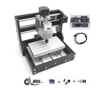 CNCTOPBAOS 1610 PRO Mini CNC Router Kit,3 Axis Desktop GRBL Control DIY Engraver Engraving Machine,Carving Engrave on Acrylic,PVC,PCB,Plastic,Wood Cutting Milling Machine