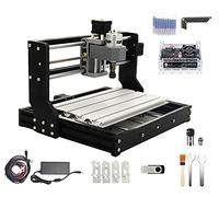 CNCTOPBAOS CNC 3018-PRO Wood Router Kit 3 Axis USB DIY Mini Engraver Milling Engraving Machine Cutter Plastic Acrylic PCB PVC Carving GRBL Control 300x180x45mm