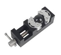 CNCTOPBAOS Mini Fractal Vise Smart Bench Vice, Multi-Shape Self-Adjusting 2.44" Jaw Opening Drill Press Clamp, Heavy Duty Aluminum Alloy for DIY Crafts, Woodworking, Jewelry Making, Modeling, Repair