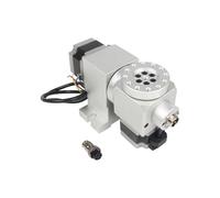 CNCTOPBAOS Rotation 5th Axis Rotary Table,CNC 4th Axis A Axis B C Axis Dividing Head,Waterproof Nema23 Stepper Motor,No Backlash Harmonic Reducer Gearbox 50:1 for CNC Router Engraving Milling Machine