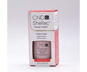 Cnd Cosmetics Creative Nail Design Shellac Uv Color Coat Clearly Pink .25Oz