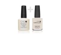 CND Duo Kit Shellac Negligee Plus Vinylux Negligee, 22.3 ml, AMPACK274