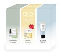 CND Nail Glow & Repair Kit - Includes Nail Strengthener (15ml), Cuticle Oil (15ml) & Skin Hydrating Lotion (100ml), Ultimate Fingernail & Hand Care Set to Restore Health