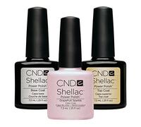 CND Original Shellac Grapefruit Sparkle Plus Base Coat Plus Top Coat 7.3 ml 1er Set 1 x 22 ml