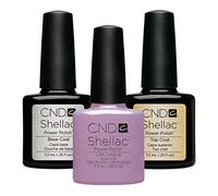 CND Original Shellac Lilac Longing Plus Base Coat Plus Top Coat 7.3 ml 1er Set 1 x 22 ml