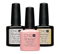 CND Original Shellac Nude Knickers Plus Base Coat Plus Top Coat 7.3 ml 1er Set 1 x 22 ml