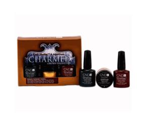 CND Shellac CHARMED Limited Edition Set Serene Green & Scarlet Red GEL Polish