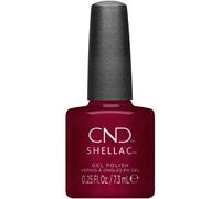 CND Shellac Gel Nail Polish Long-lasting NailPaint Color with Curve-hugging Brush Red/Burgundy Polish 0.25 fl oz